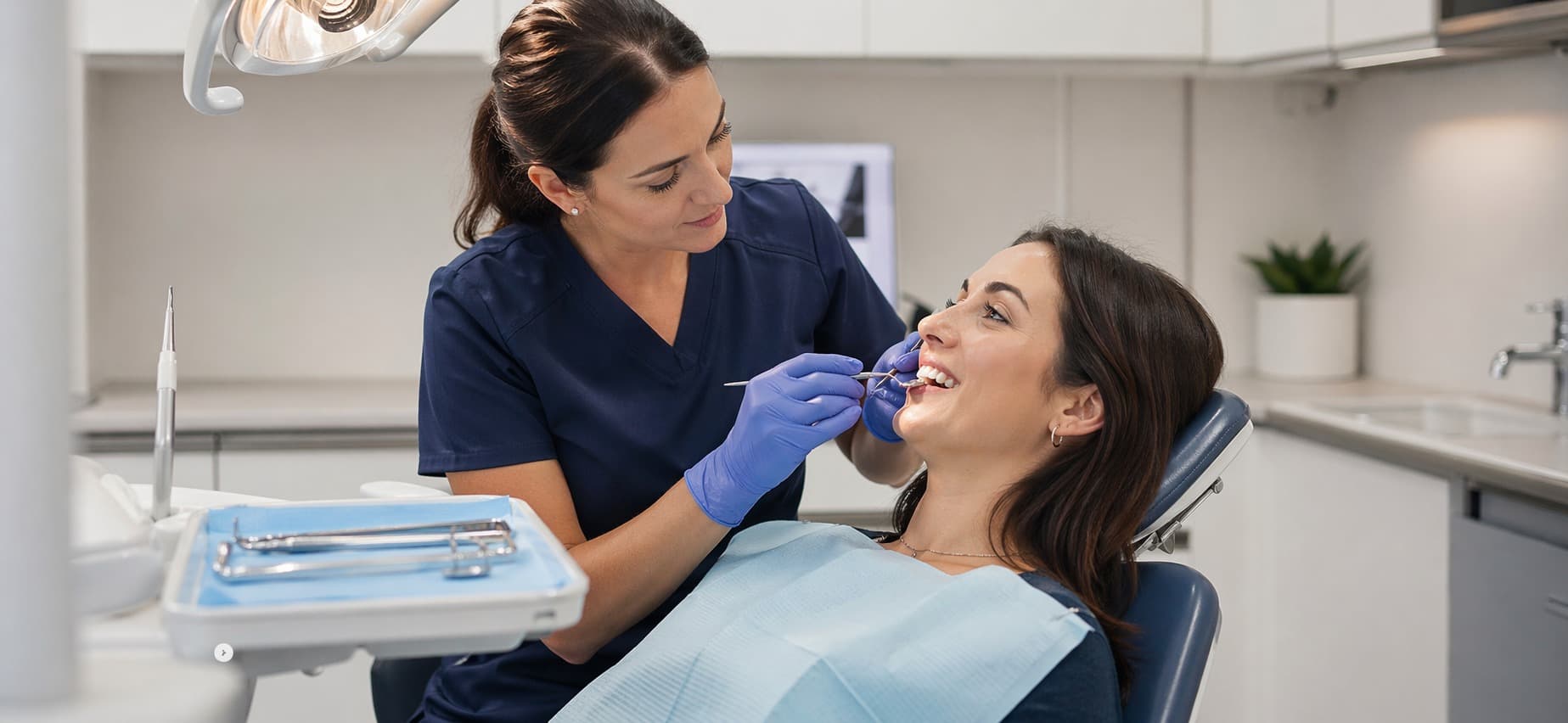 Dental check-up and clean